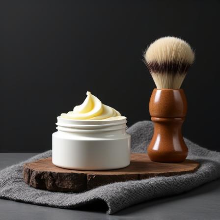 Natural shaving cream for sensitive skin and razor burn prevention